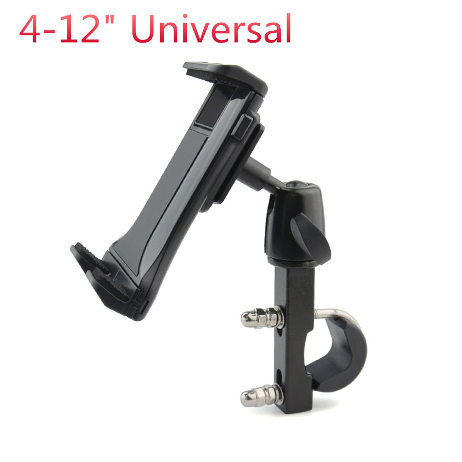 Universal 360° Motorrad Fahrrad Tablet Halterung 4"12