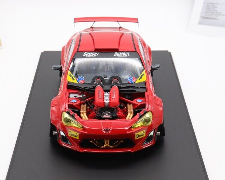 1/18 Toyota GT4586 Ferrari Engine Super Modificat Red