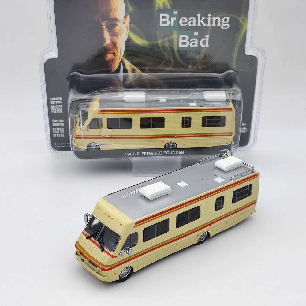 Greenlight 1/64 1986 Fleetwood Bounder Breaking Bad Rare Diecast