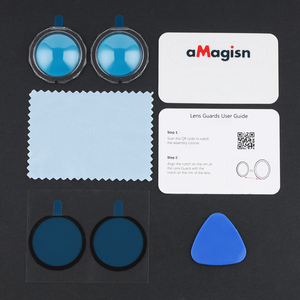 Clear Lens Protector Guards For Insta360 ONE X3 – Sticky Cover (2-Pack)