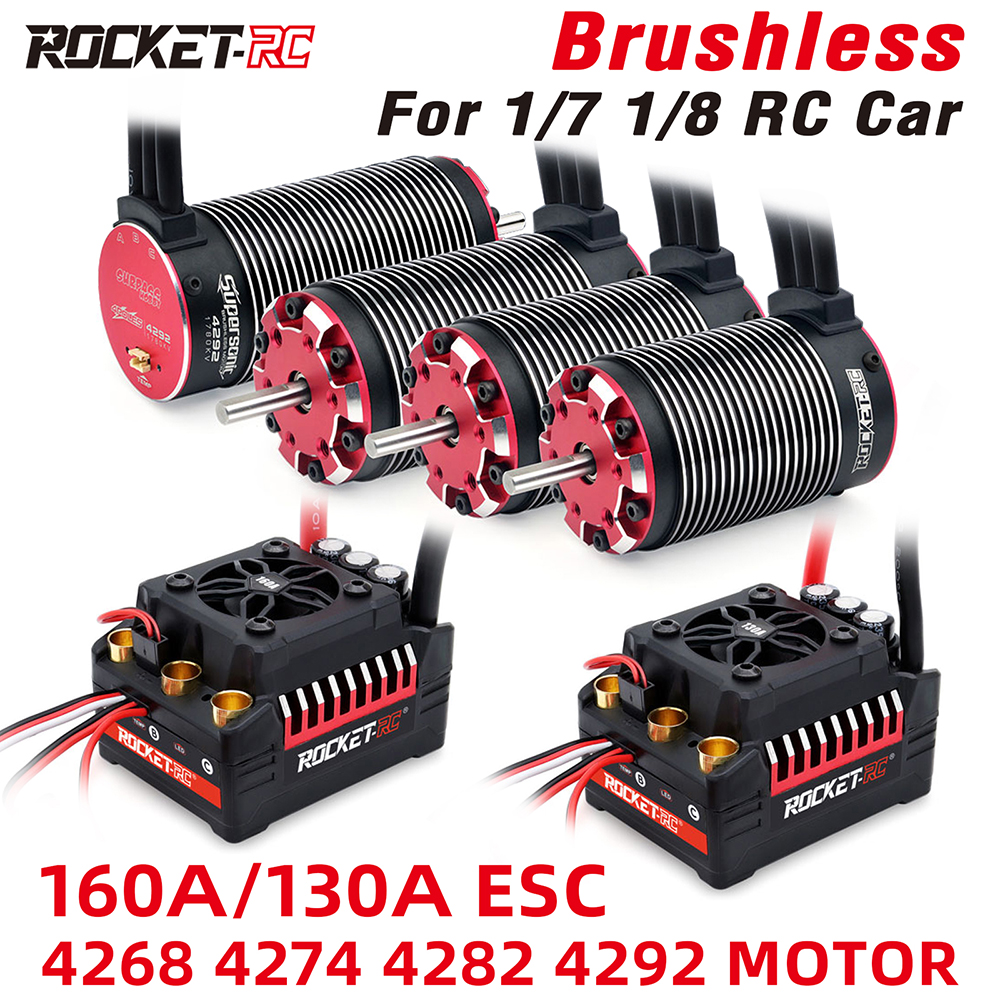 1/8 ブラシレスモーター　ESC セット Rocket-RC Brushless Motor ESC Combo for 1/8 1/7 RC Car Truck