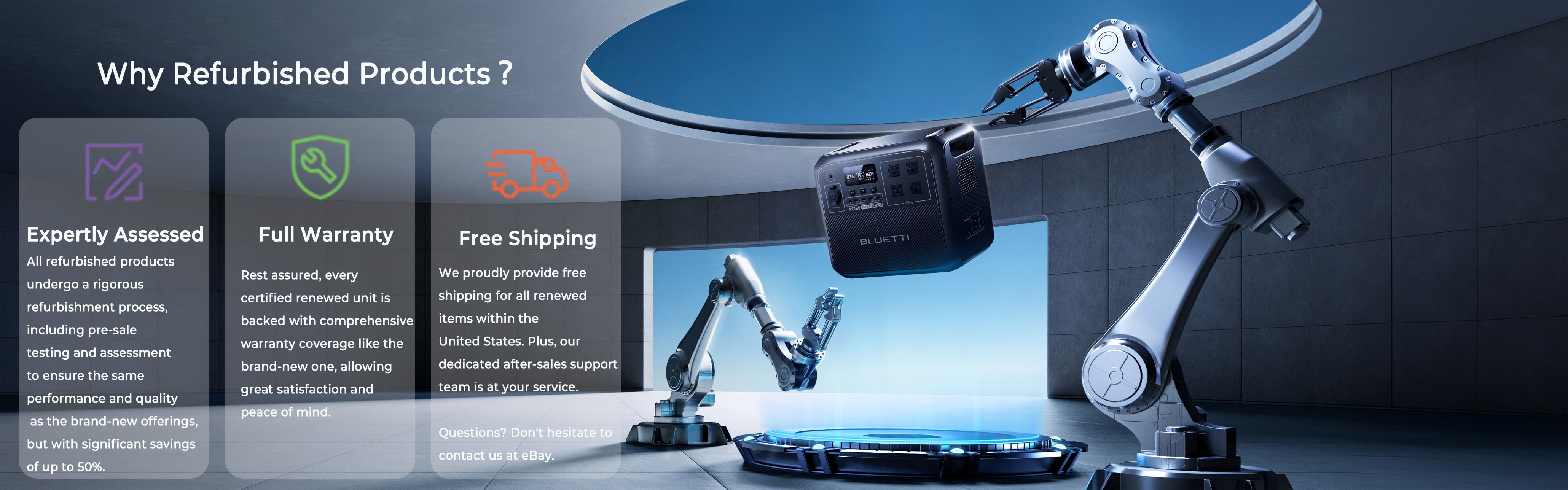 BLUETTI AC50B 700W 448Wh Portable Power Station LiFePO4 for