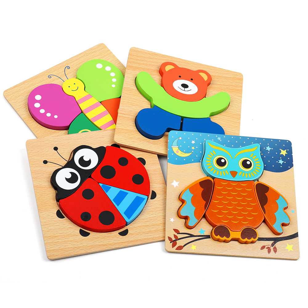 animal wooden puzzles