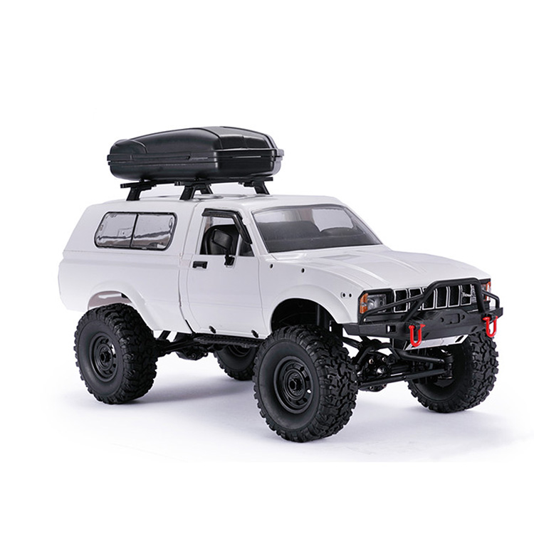 RC Roof Rack Luggage Carrier With LED Lights - For Axial SCX10 1/10 RC Crawler Car (4 White Lights) - View #9