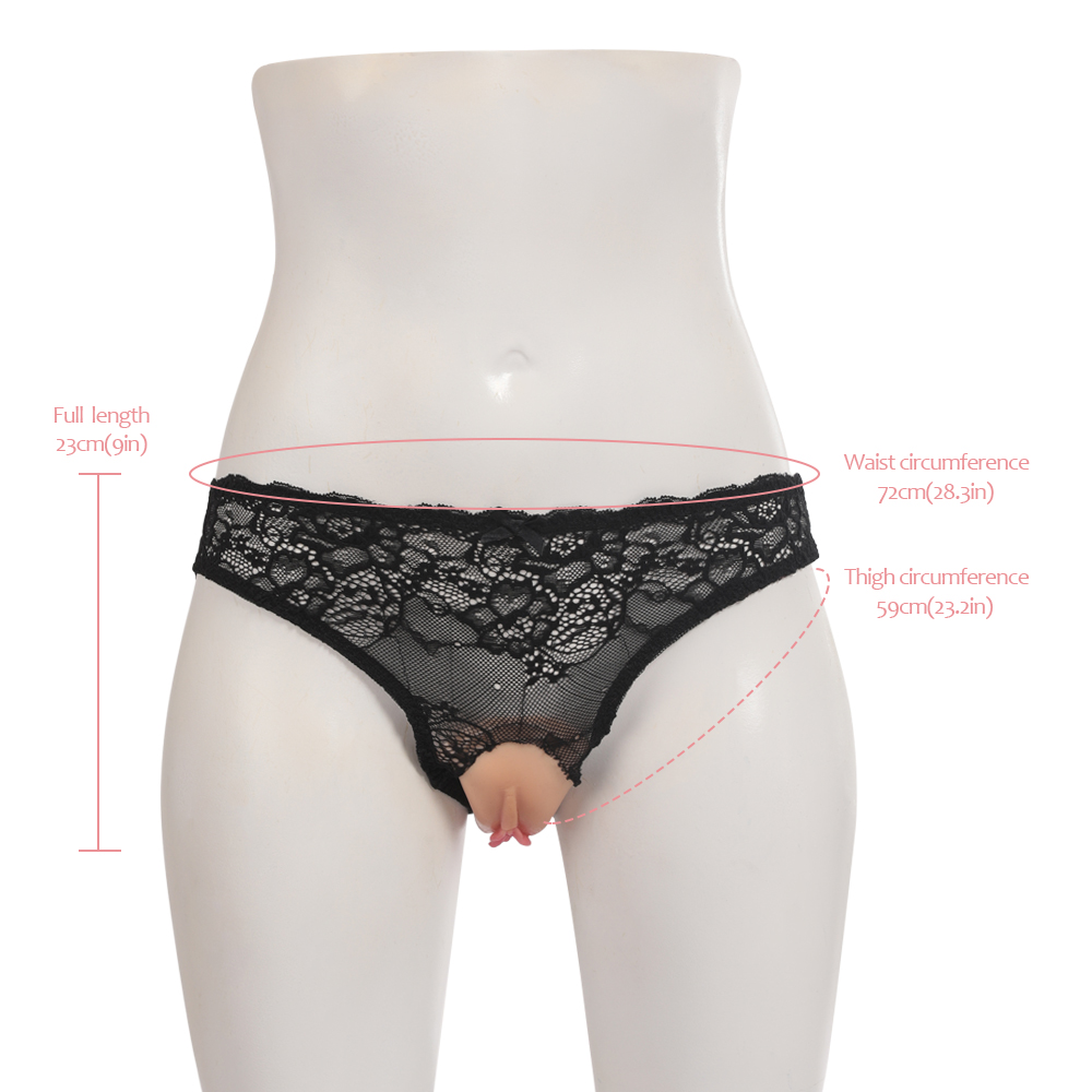 Produktbild von Silikon Fake Vagina Höschen Boxer Briefs Für Transgender Shemale Crossdresser