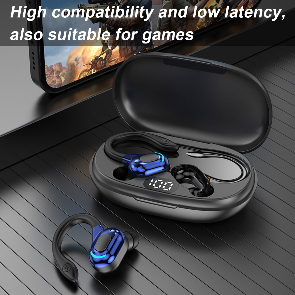 TWS Bluetooth 5.0 Headset Wireless Earphones Earbuds Sports Stereo Headphones
