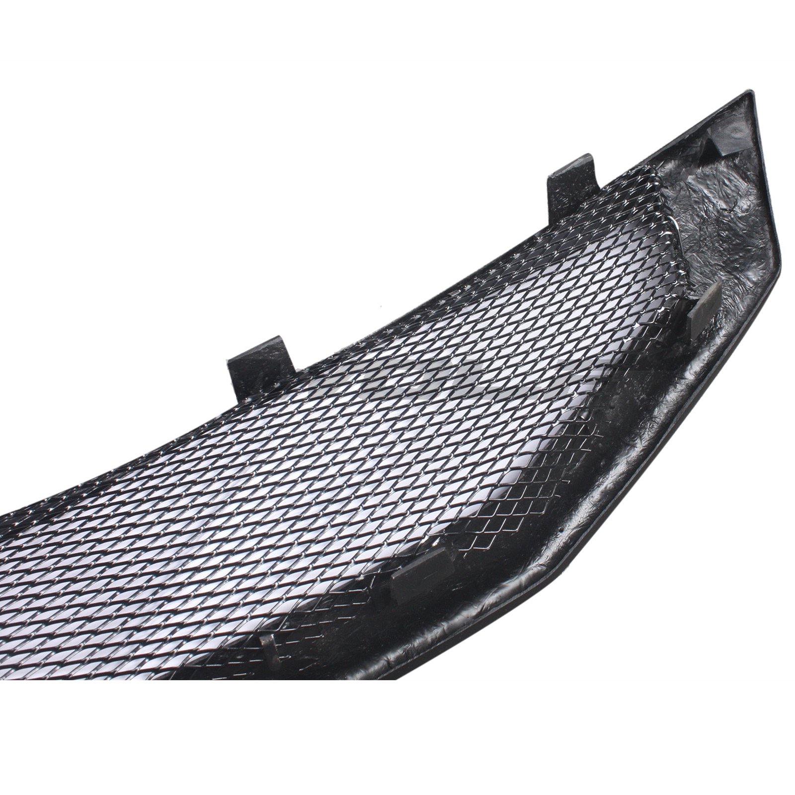 IDENUONA Matte Black Fiberglass Front Bumper Grille – Honda Accord 7th Gen 2003-05 (Honeycomb, Sedan)