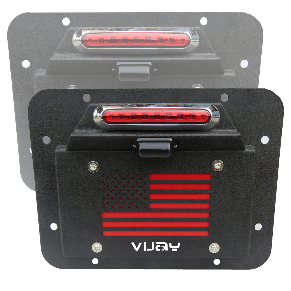 Jeep Wrangler Jk Spare Tire Delete Kit With Brake Light