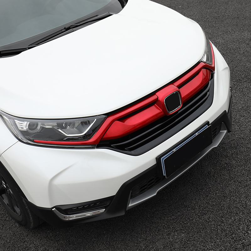 Fit For 20172021 Honda CRV CRV Red Front Center Mesh