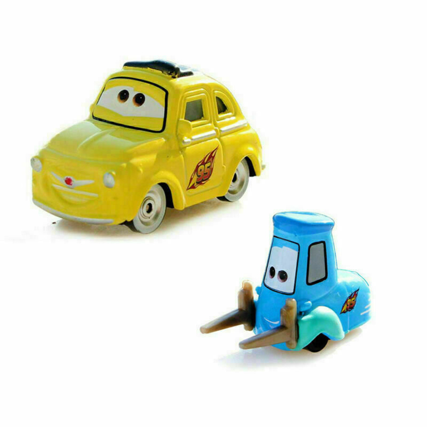 Disney Pixar Cars Lot Luigi & Guido 1:55 Diecast Model Toy