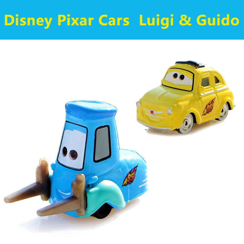 Disney Pixar Cars Luigi & Guido Diecast Toy New Free
