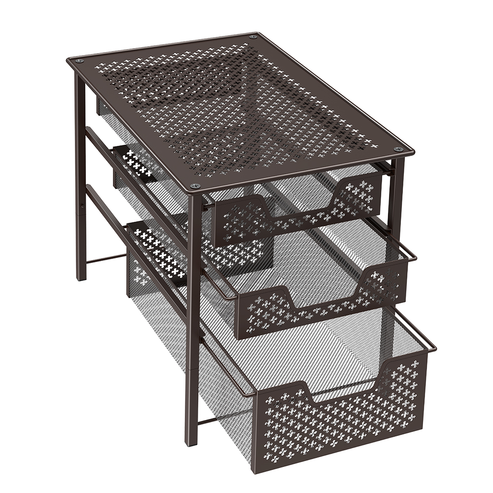 Nex 3 Tier Drawer Rack Countertop Storage Organizer Spic Rack
