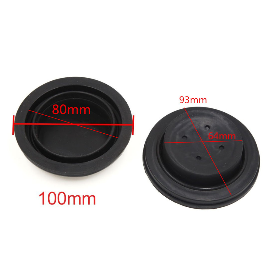 2 Pcs Black Rubber Car LED HID Headlights Retrofit Re-seal Seal Cap ...