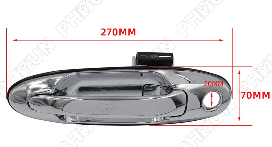 4pcs Exterior Door Handle 69210-60061 For Toyota Land Cruiser 100