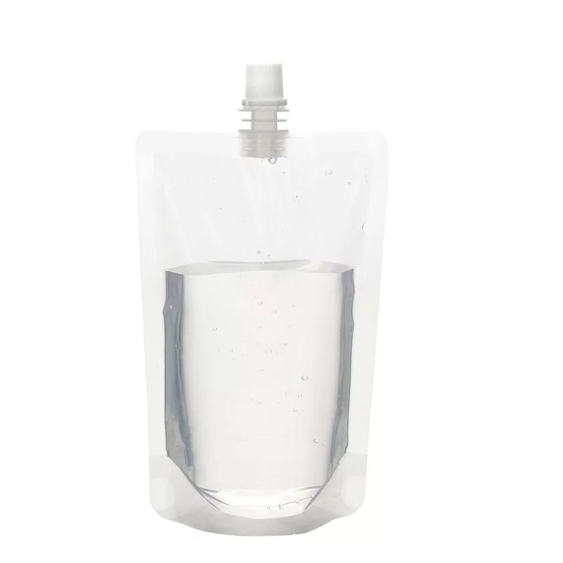 100 ~ 500ml Spout Bag Stand Up Packed Pouch With Cap Nozzle Liquid ...