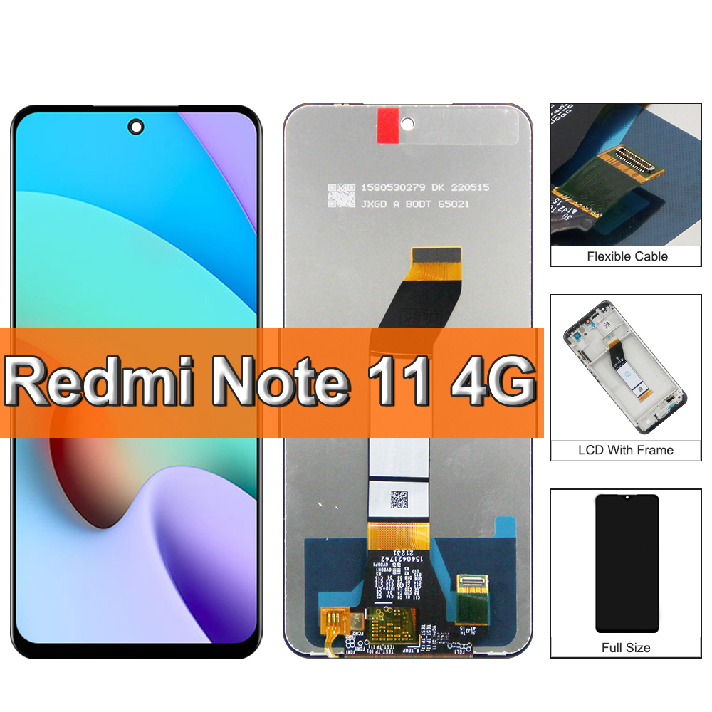 For Xiaomi Redmi Note 11 4G LCD Display Touch Screen