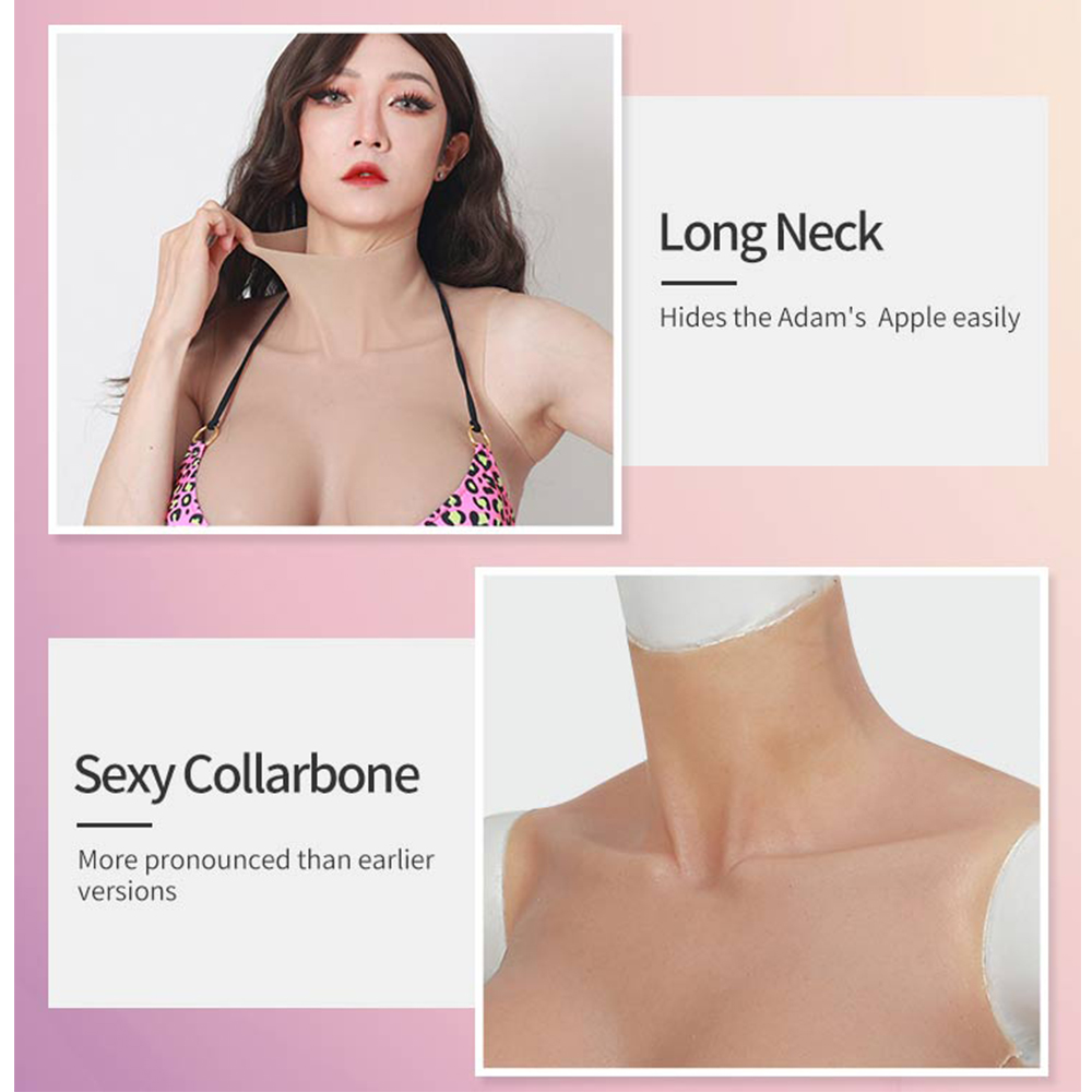 Silikon-Brustplatte Für Cosplay & Drag - Falsche Brüste B Bis Z Cup Mit Realistischer Hautoptik