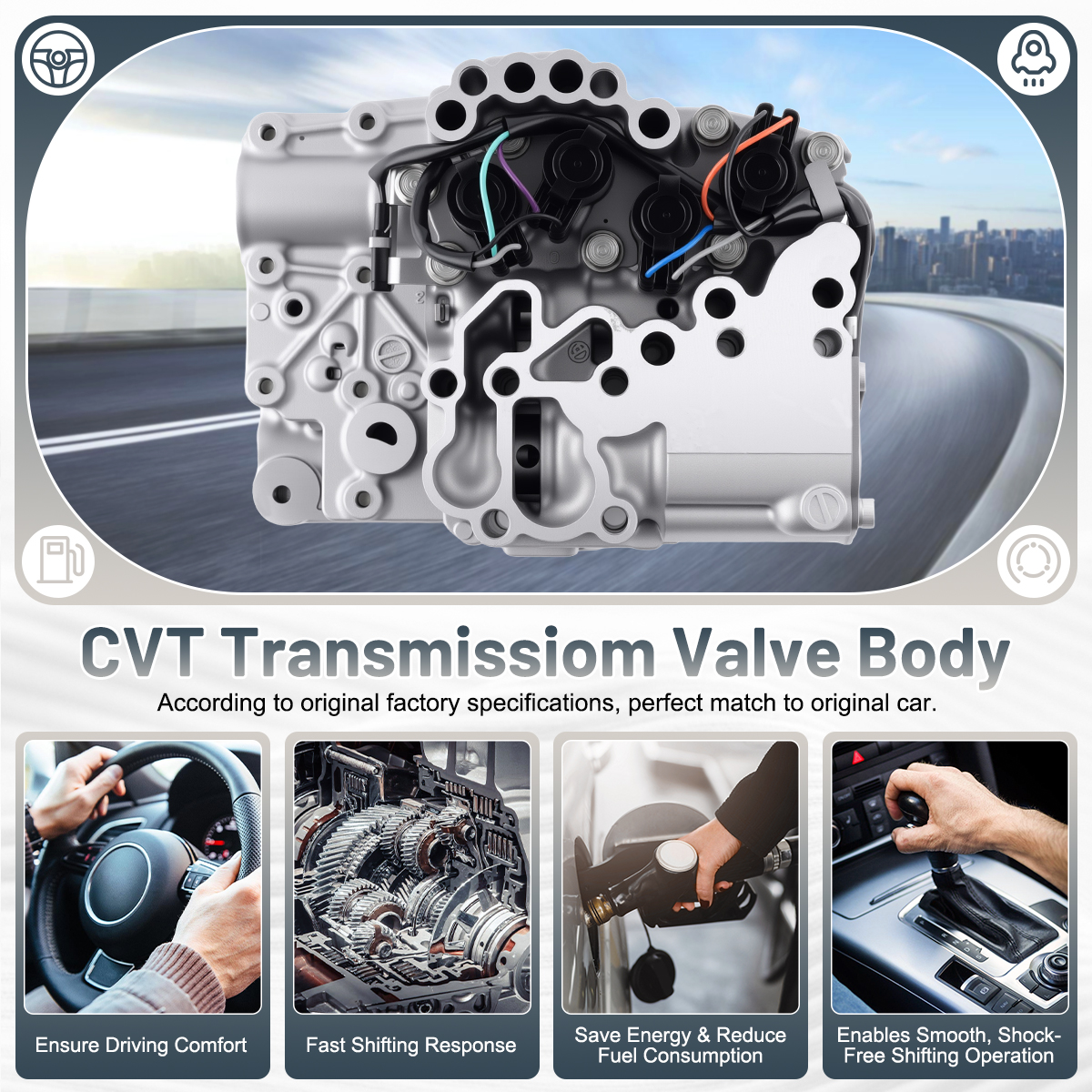 OEM TR580 CVT Transmission Valve Body Fits Subaru Forester Impreza