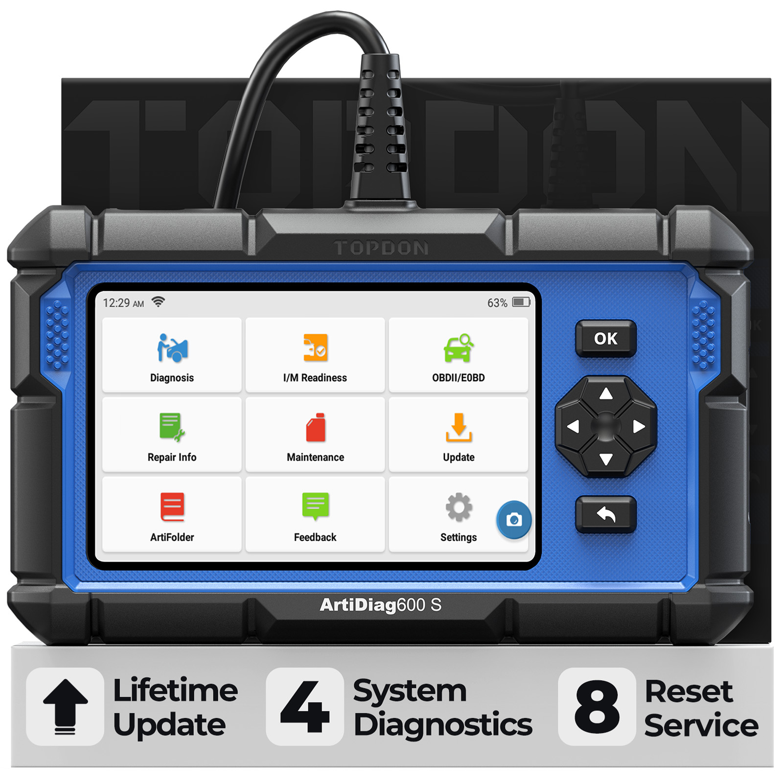 Topdon ArtiDiag 600 S 診断ツール ArtiDiag600 S – TOPDON Technology USA, Inc