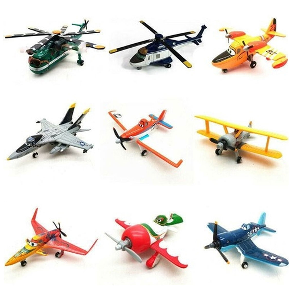 Disney Pixar Planes Dusty 1:55 Diecast Toy Model Plane Kids Xmas