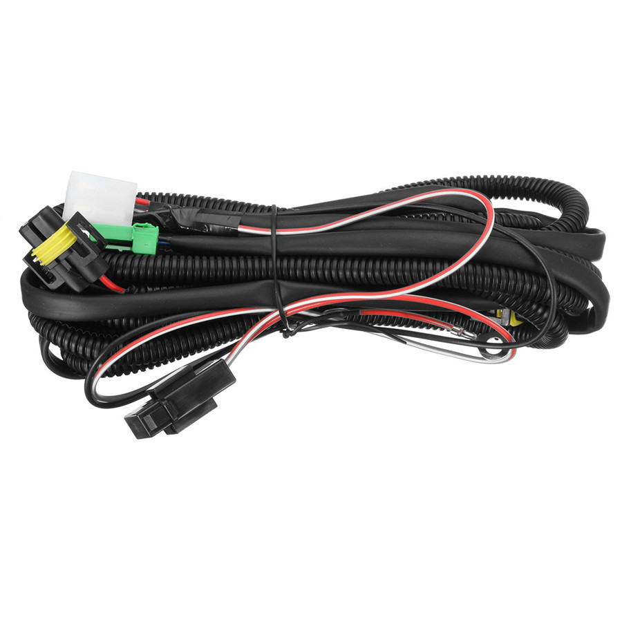 H11 Fog Light Wiring Harness & LED indicator Switch& Relay for Ford