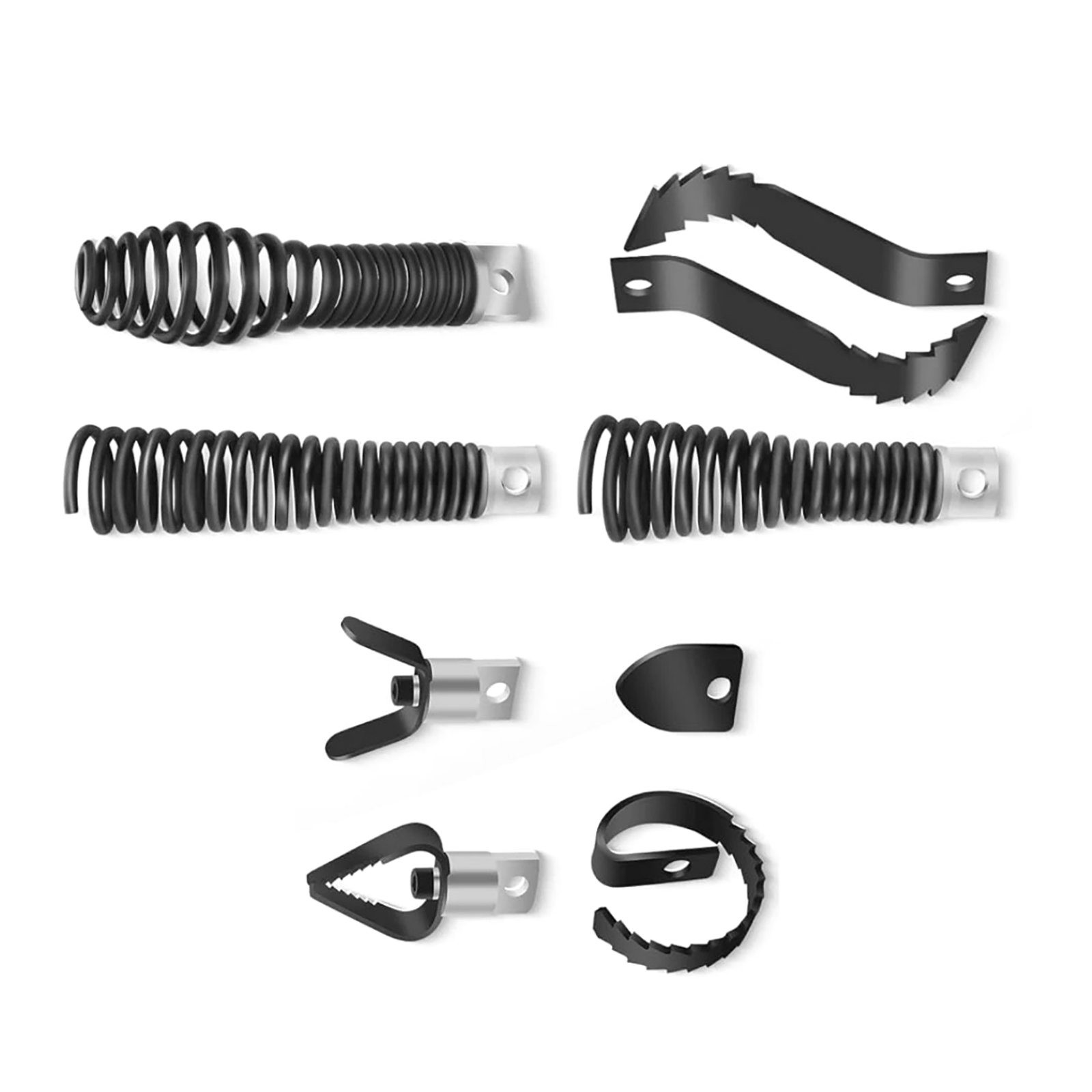 8PCS Drain Cleaner Drill Bits Professional Cutter Heads for Snake 