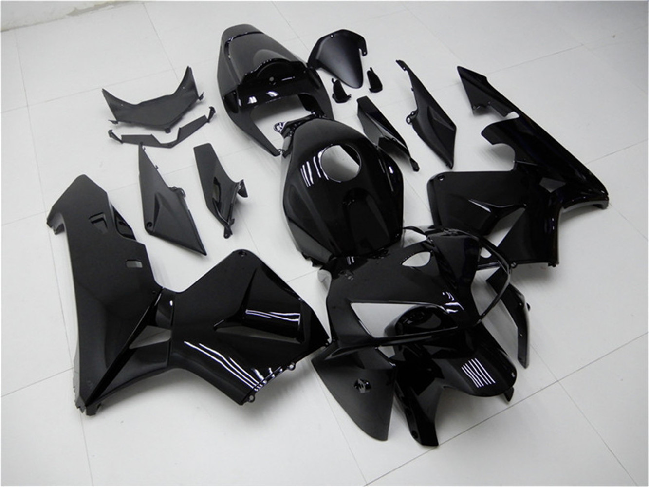 Injection Glossy Black Fairing Kit Fit For Honda CBR600RR 2005