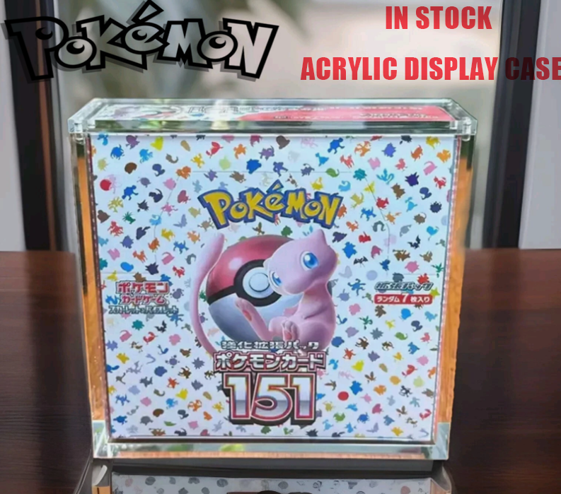 Pokemon Japanese Large Booster Box Premium Acrylic Display Protector Case - 151 | eBay Pokemon Japanese Large Booster Box Premium Acrylic Display Protector Case - 151 | eBay