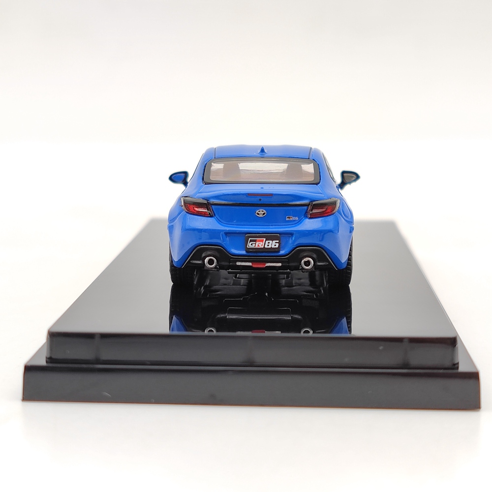 Hobby Japan 1:64 GR86 RZ 3BAZN8 Blue Diecast Toy Model Car