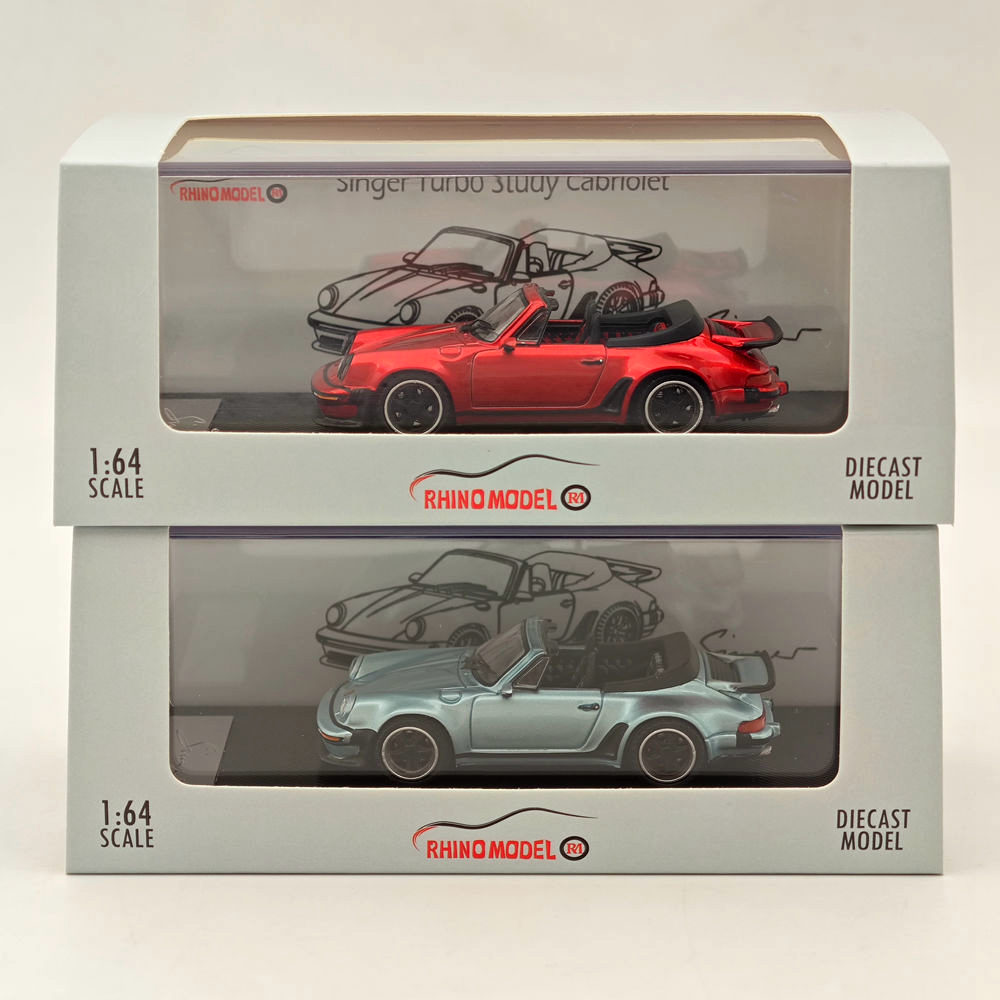 RHINO MODEL1:64 Porsche 930 Singer Turbo Study Cabriolet Diecast