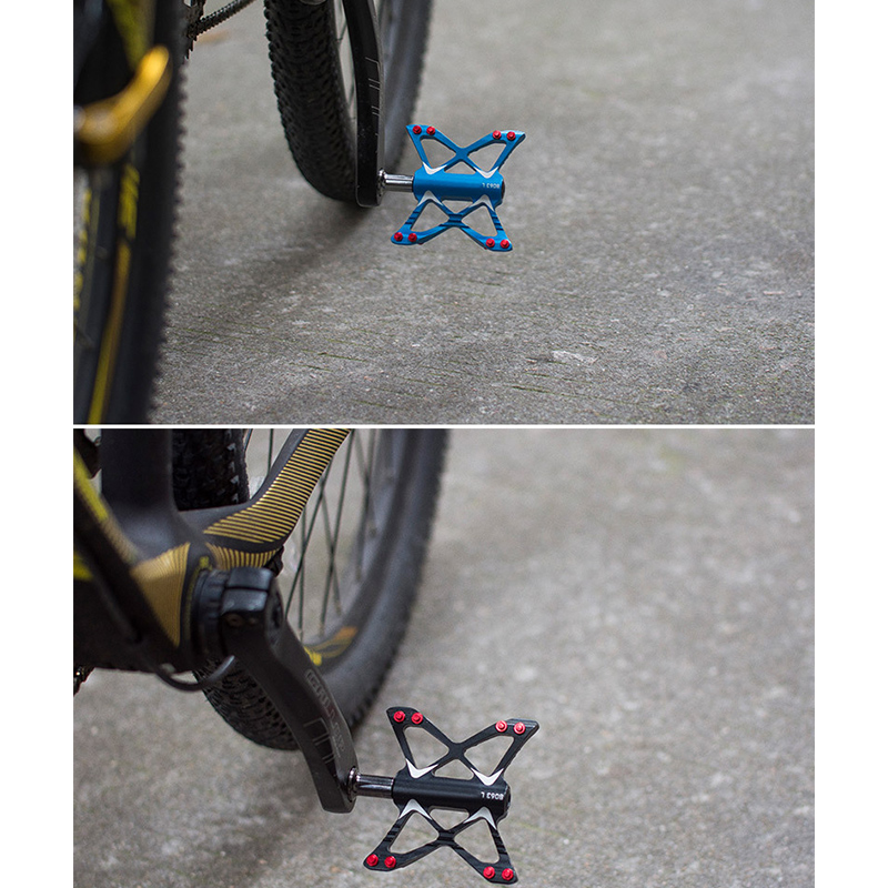 Aluminum butterfly flat Platform Pedal MTB Mountain Road Bike 3 Bearings Pedals