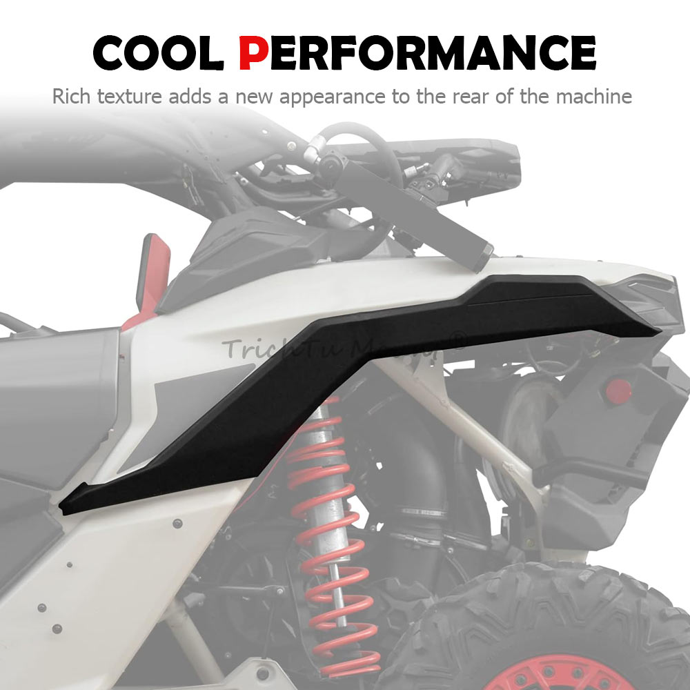 アマンディーヌベレー BRP 705017542 Left Hand Rear Fender Deflector Maverick Max Turbo