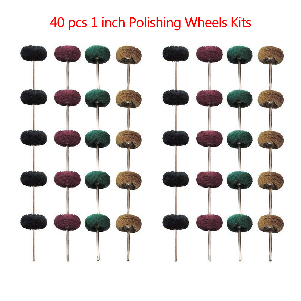 Pack of 50 1/" Polishing Buffing wheel cotton Wheel Abrasives for Rotary Tools
