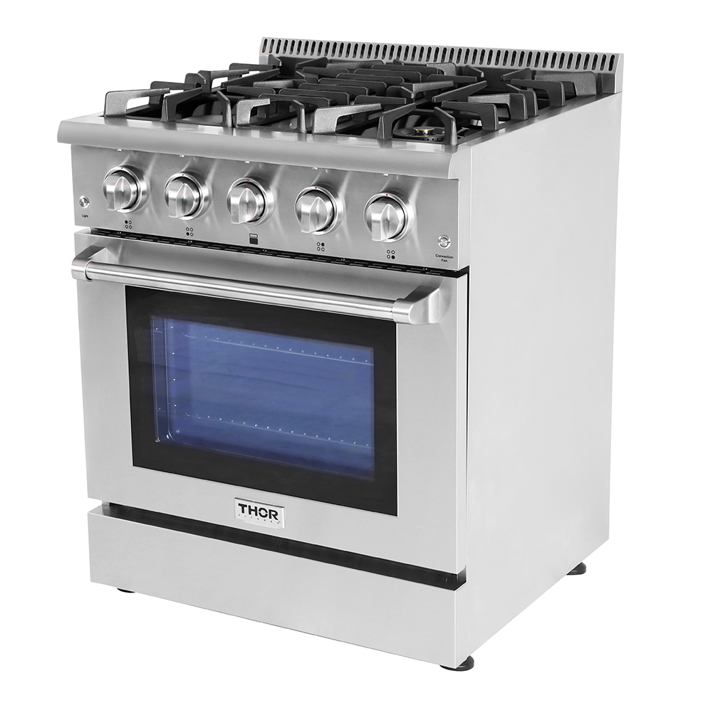 Thor 30"Gas Range Cooktop Stove Oven HRG3080U Stainless Steel 4Burner