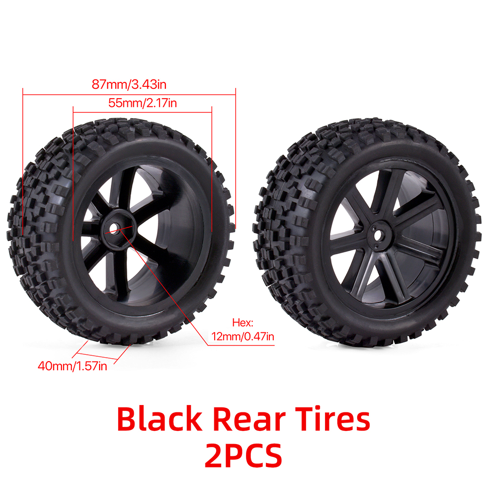 RCカーのタイヤとホイール For WLtoys 144001 144010 For MJX 1/14 1/16