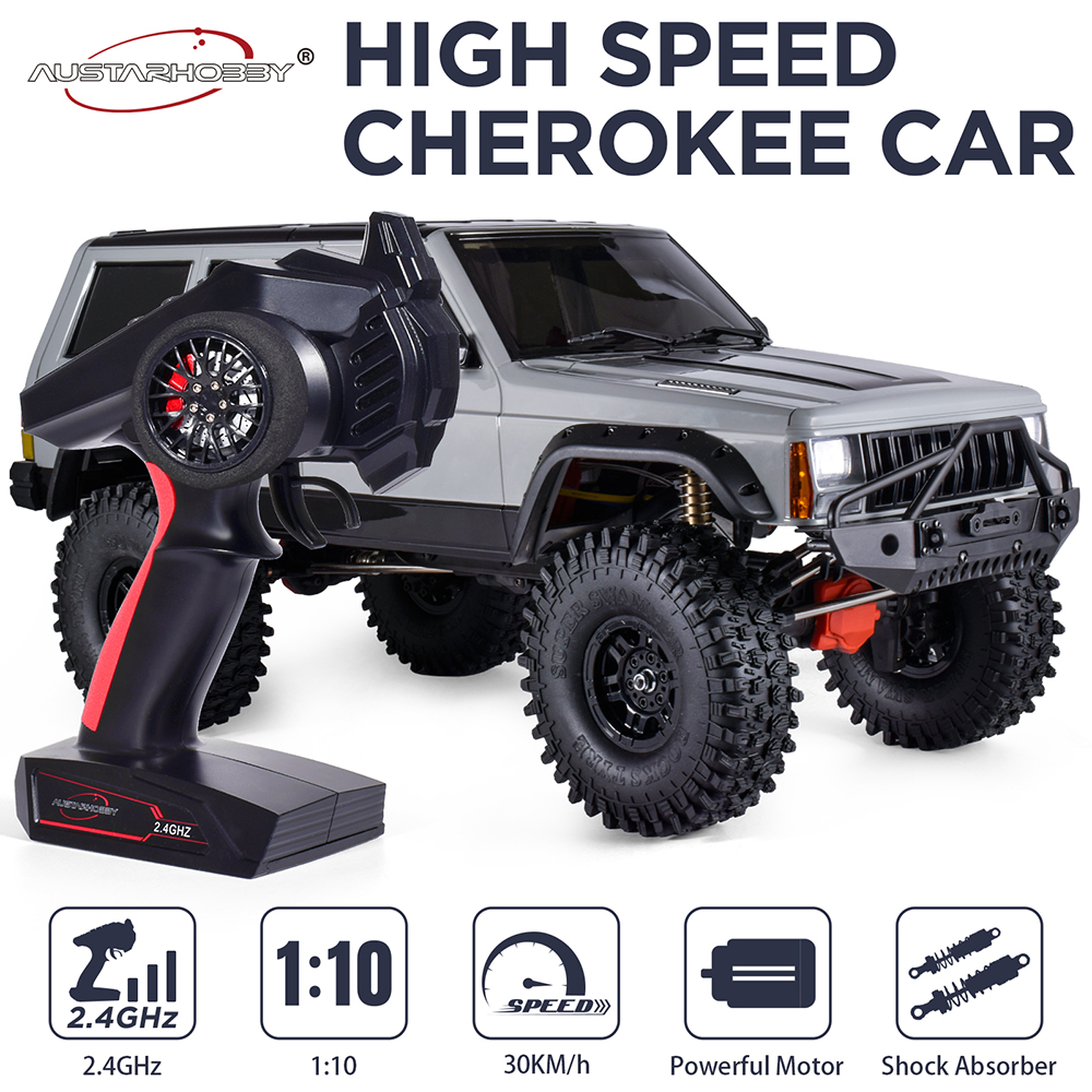 AUSTARHOBBY AX-8509 1/10 Cherokee 4WD 2.4G RC Crawler CAR Climbing