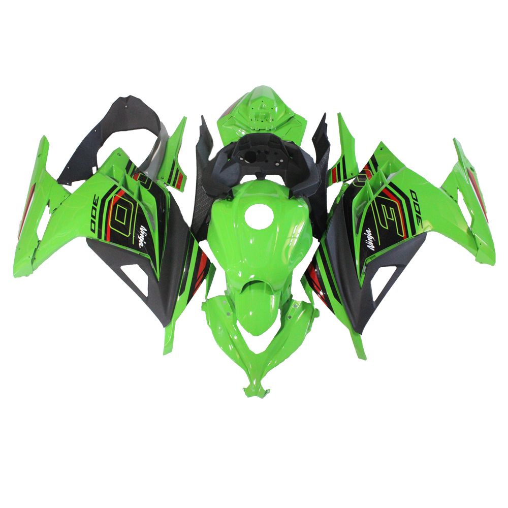 2012 Kawasaki Ninja 250r Plastics Green Fairing Kit For Kawasaki