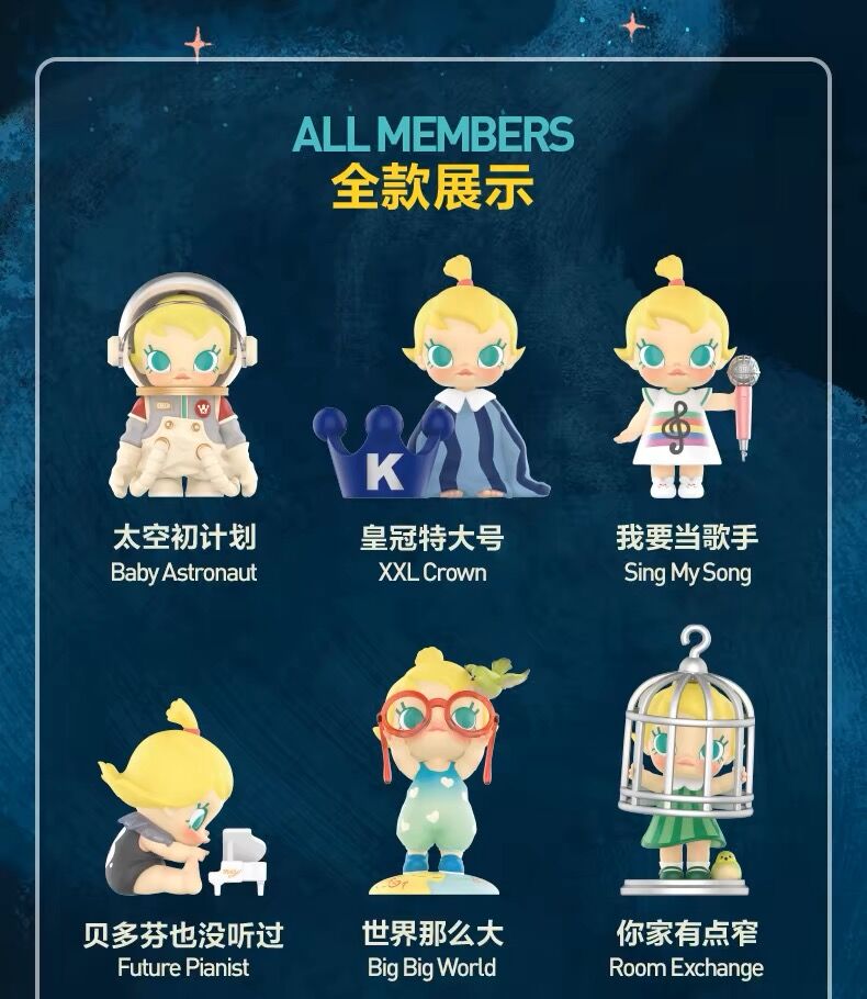 POP MART Baby Molly When I Was Three Series Confirmed Blind