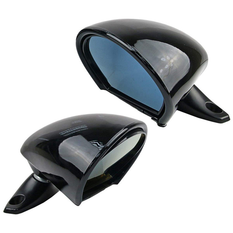 2x California Classic Door Wing Side Mirror Hot Rod Rat Rod Muscle Car