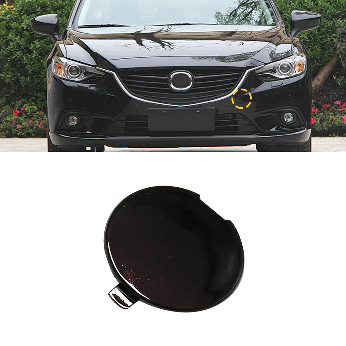 For 2013 2014 2015 2016 Mazda 6 Front Bumper Towing Tow Hook