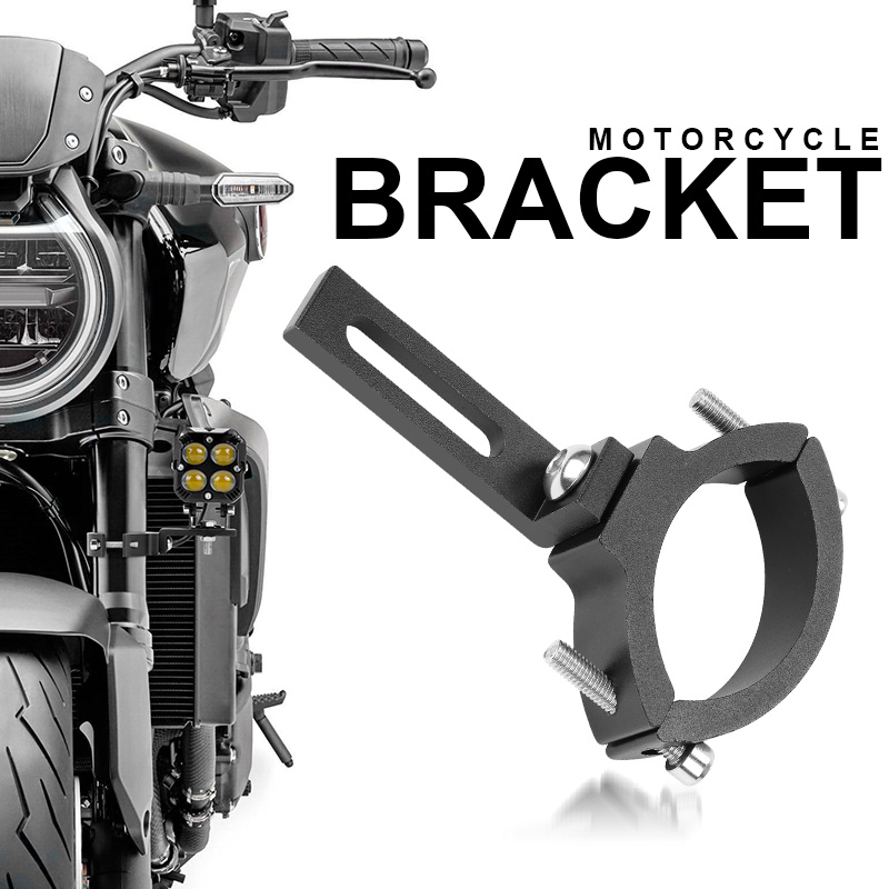 V Mount Clamp Motorcycle Bike Fork Mount Bracket Spot Fog Driving