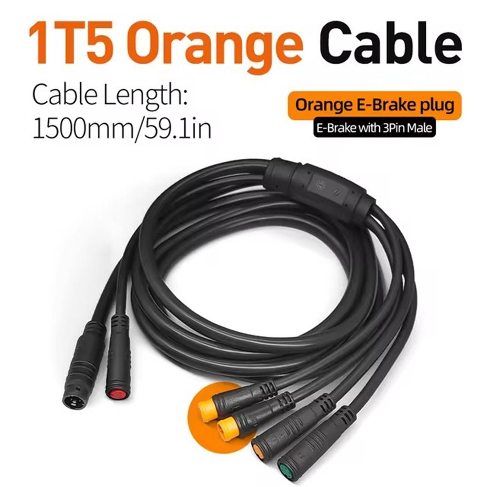 T Opiky Câble électrique 1T4, DC 1 Femelle Vers 4 Fiches D'alimentation Pour Moteur Central BBS01/BBS02