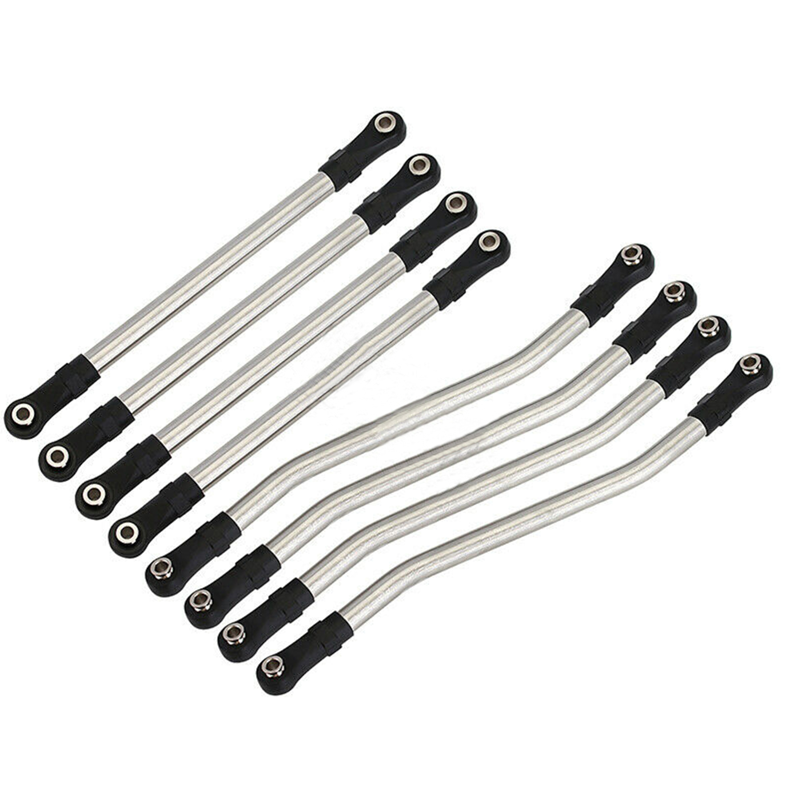 8Pcs Metal Steel 1/10 RC Car 6mm Link Rod End For Axial 8Pcs Metal Steel 1/10 RC Car 6mm Link Rod End For Axial