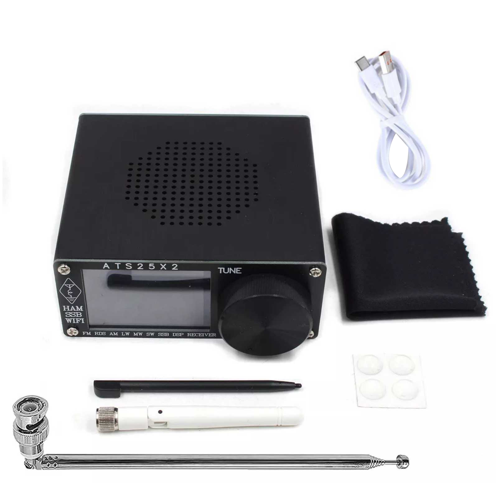 ATS25X2 Radio Receiver FM RDS AM LW MW SW SSB DSP Receiver w/ WIFI