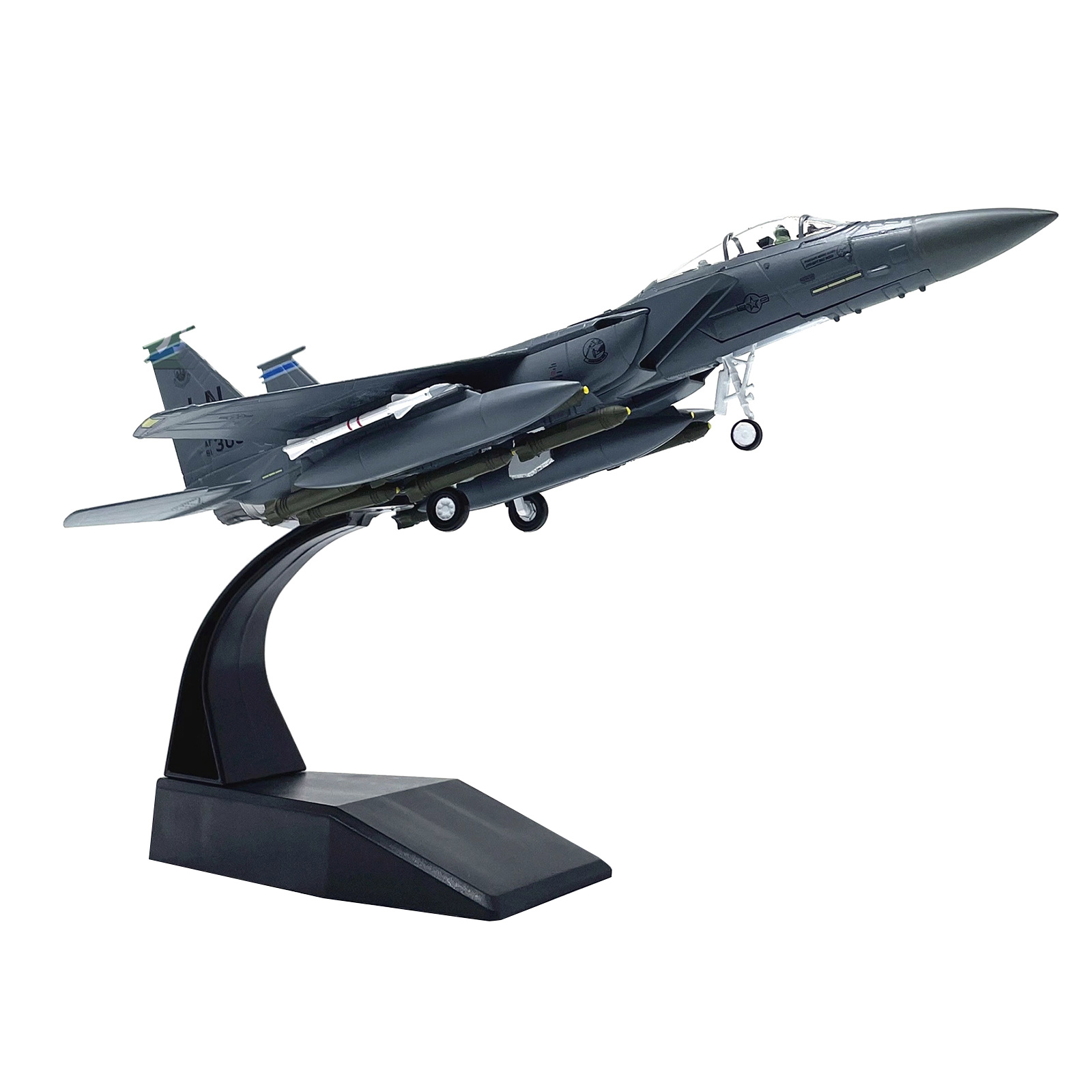 F-15E Strike Eagle 1:100 Scale Alloy Diecast Model Aircraft with 