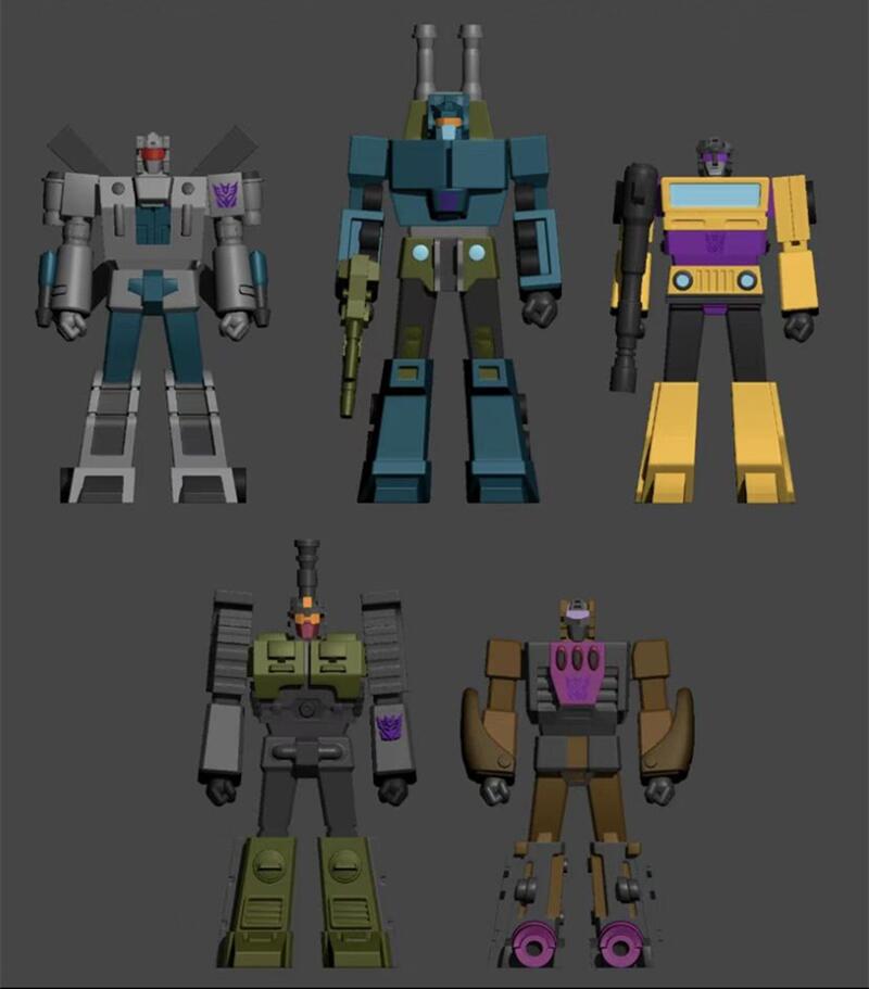トランスフォーマー Pre-sale! 5pcs/set High Quality Pinted Minimum MINI