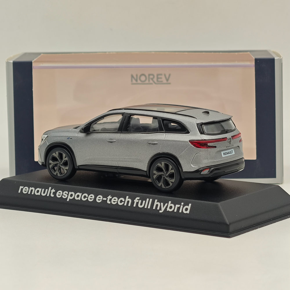 1/43 Norev Renault Espace E-tech Full Hybrid Grey Diecast Model