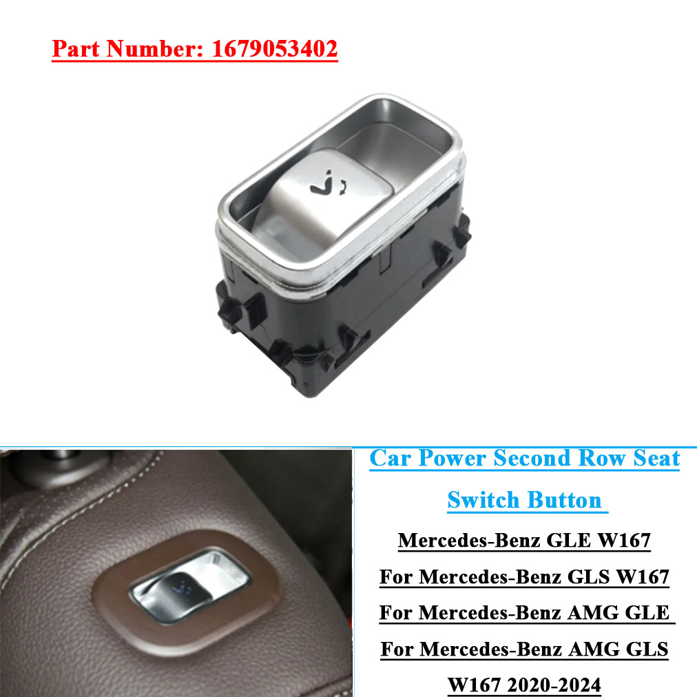 Car Second Row Seat Down Switch Button Fits For Benz AMG GLE GLS