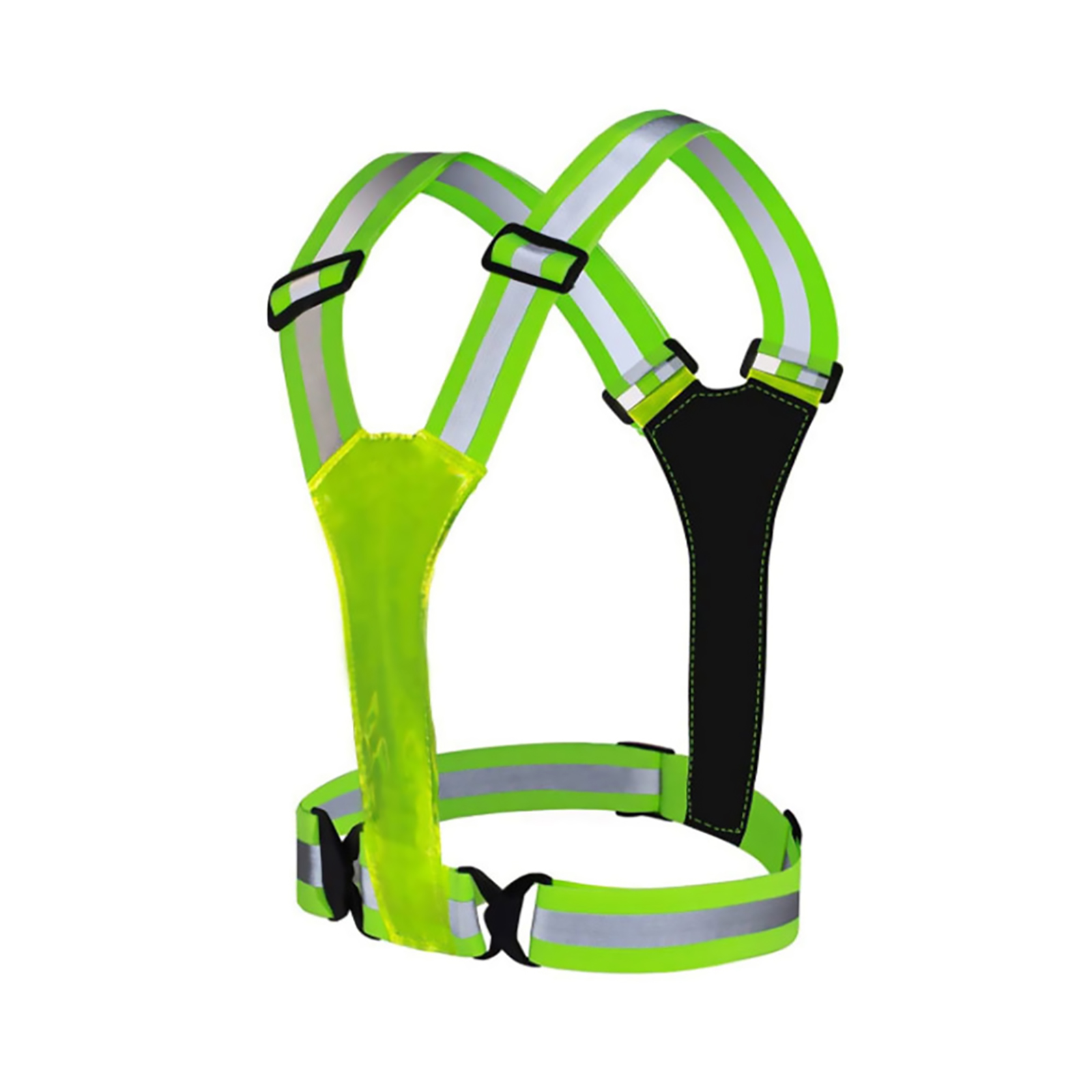 Led Webbing Elastic Webbing LED Reflective Running Vest 3 Lighting Modes High ...