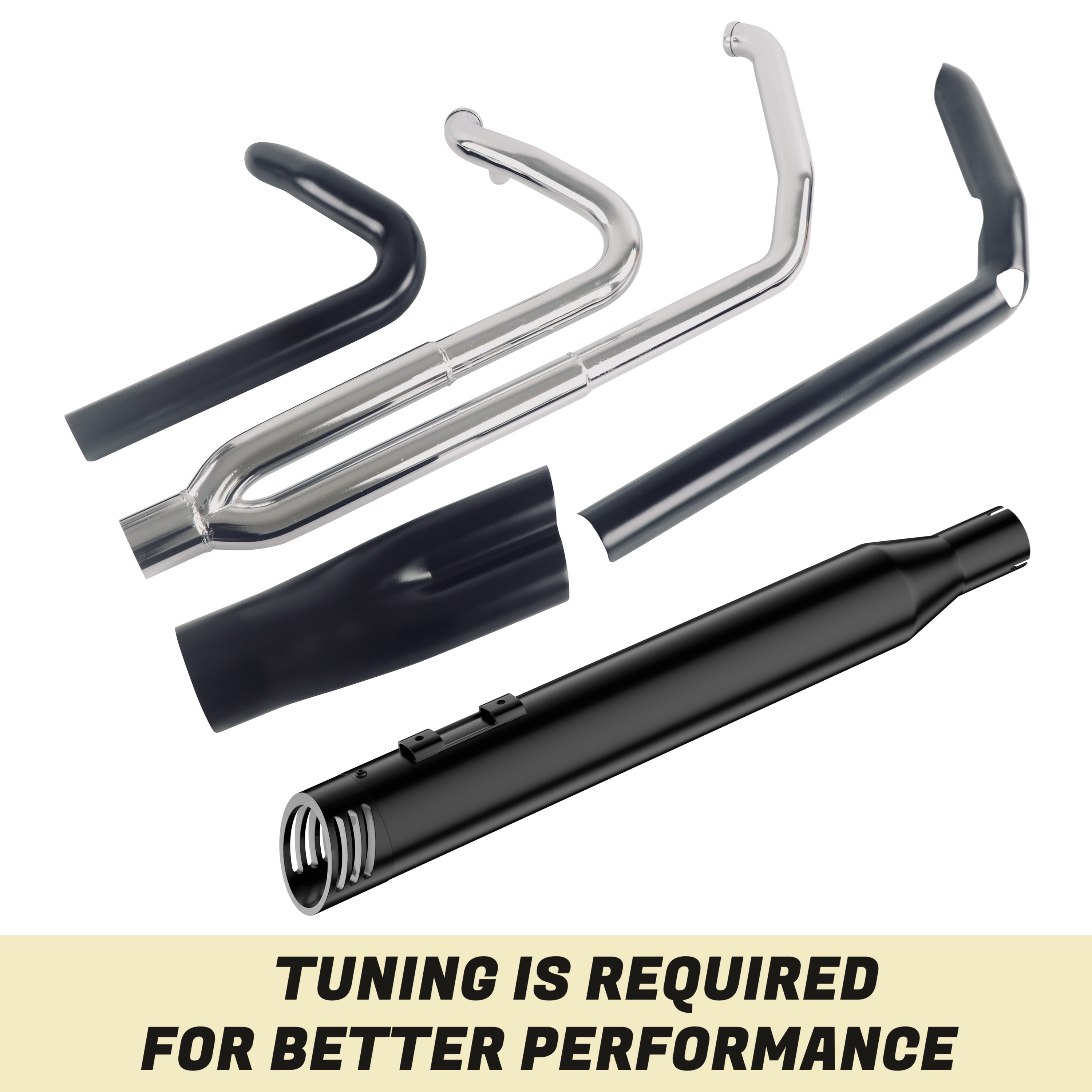 ハル A TWO PIPE PROBLEM ポスター セット Competition Series 2-into-1 Exhaust for 1995-2025